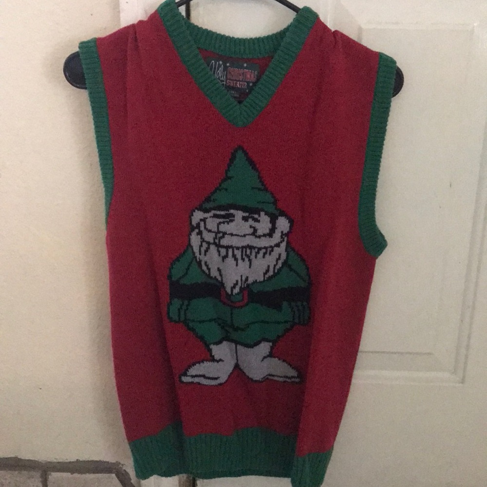 Ugly Christmas sweater vest!!